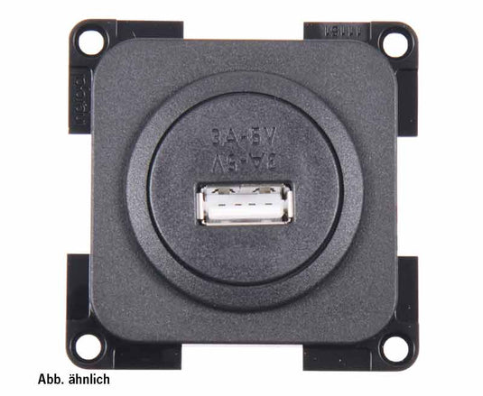 USB 1-fach Ladesteckdose Farbe: schwarz 811826