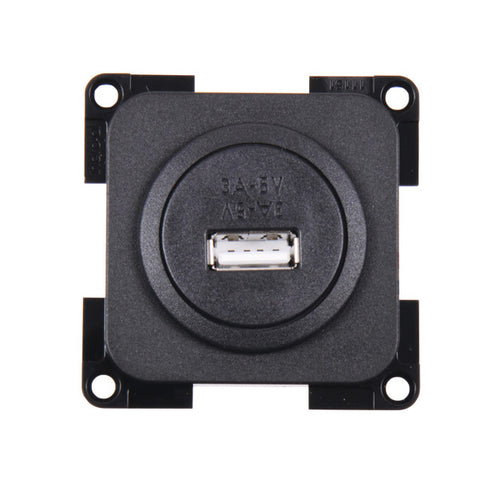 USB 1-fach Ladesteckdose Farbe: schiefergrau 811827