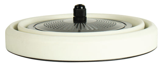 Lampada in silicone 230V, dimmerabile, bianco-grigio, pieghevole, 20x12cm, cavo 5m 811901