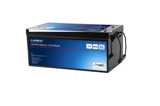 Batteria al litio-fosfato di ferro (LiFePO4), 200 Ah, Carbest 81239