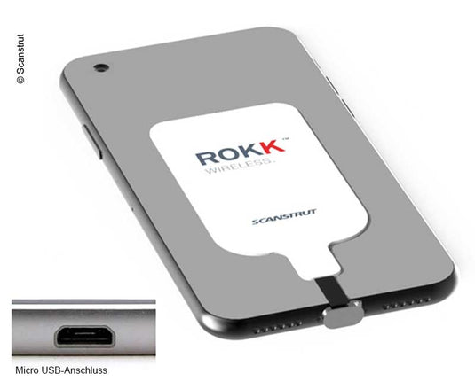 ROKK Universal Micro USB Receiver Patch per Smartphone 81752