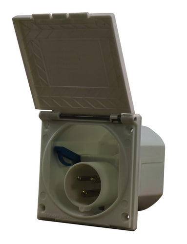 Presa di ingresso CEE, coperchio quadrato 820113
