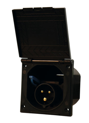 Presa di ingresso CEE, coperchio quadrato 820117