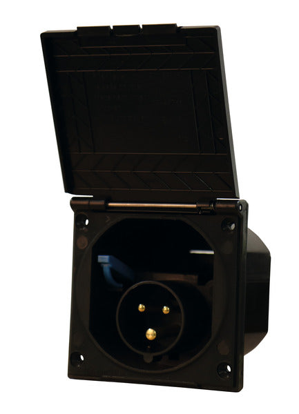 Presa di ingresso CEE, coperchio quadrato 820117