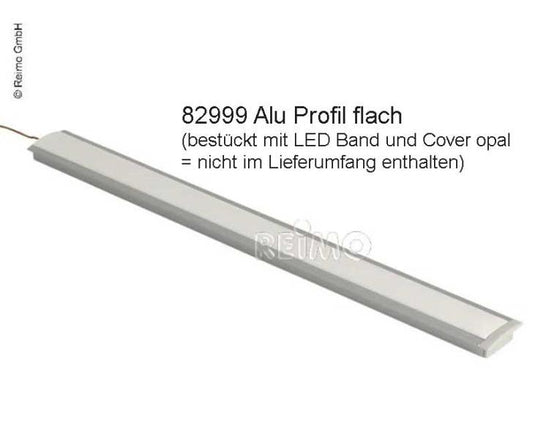 Profilo per striscia LED lunghezza 1,5m, piatto 82999