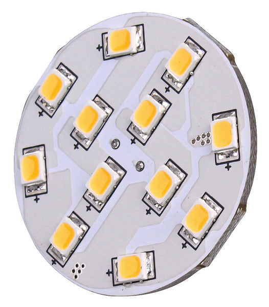 Lampadina LED G4, 2W, 170 Lumen, 12x bianco caldo SMD 830324