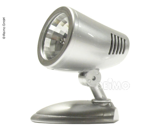 Faretto alogeno 10W argento, plastica 83111