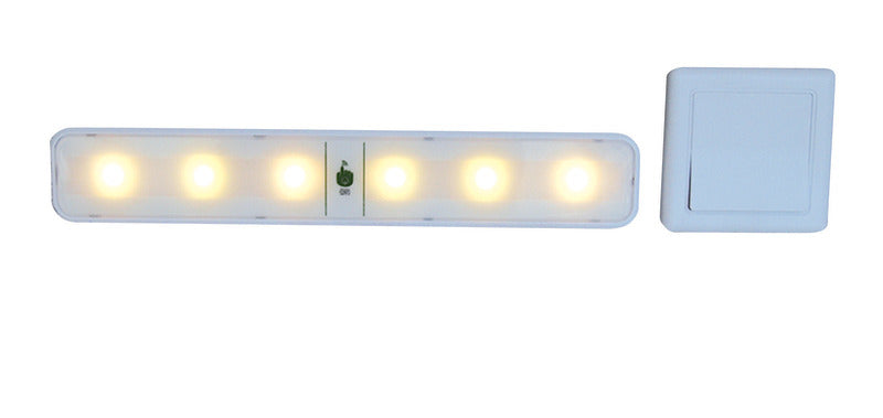 Load image into Gallery viewer, Luce a LED, interruttore senza fili, 4AAA/3AAAAA Batterie, 6LEDs, 55 Lumen, 300x 83154
