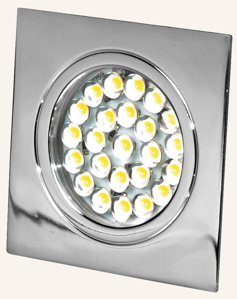 Load image into Gallery viewer, Spot LED 12V, interruttore a sfioramento, 1,6W, 24LED, cromo 83158
