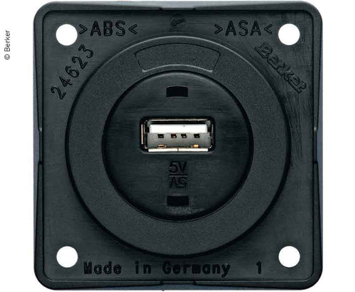 Presa USB integrata, antracite opaco, 12V, 3A Corrente di uscita 831633