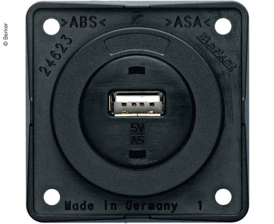 Presa USB integrata, antracite opaco, 12V, 3A Corrente di uscita 831633