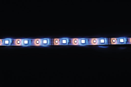 12V LED-Band, RGBW: rosso, verde, blu, bianco caldo, IP65, larghezza 10mm. 83175