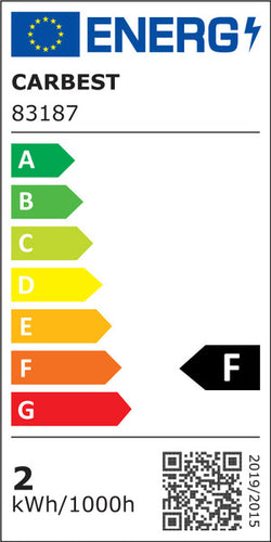 Faretto a LED da 12 Volt con interruttore a sfioramento e schermo in vetro 83187