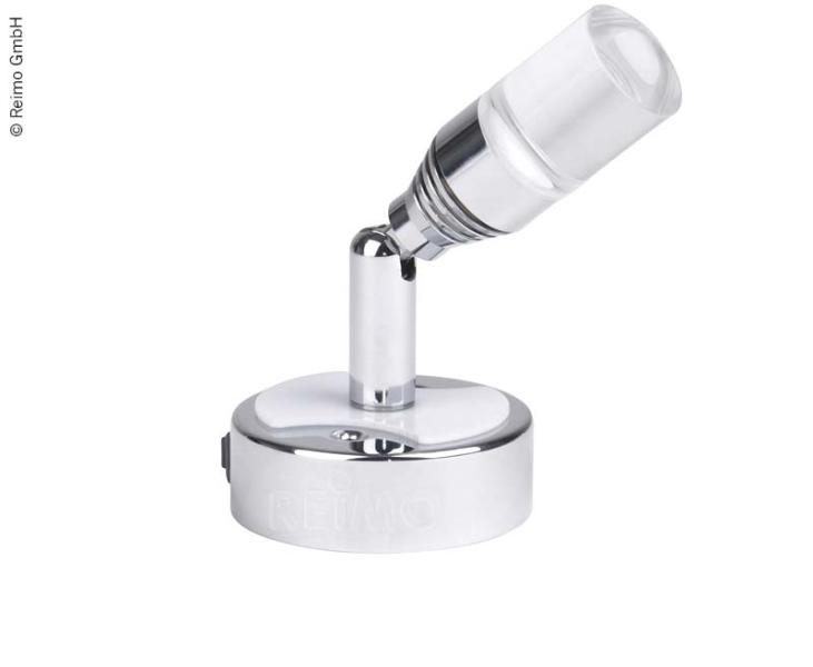 Load image into Gallery viewer, Luce di lettura a LED 12V/1W con interruttore a bilanciere 83278
