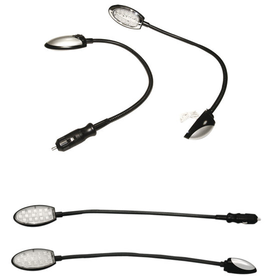 Luce a LED 12V, nero/argento, L 325mm, 2,0 Watt 833950