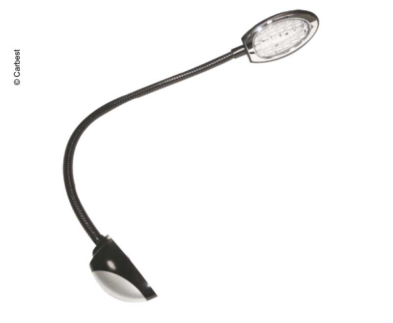 Carica immagine in Galleria Viewer, Lampada da lettura a LED 12V, nero/argento, 2,2 W, L 325mm, montaggio esterno 833953

