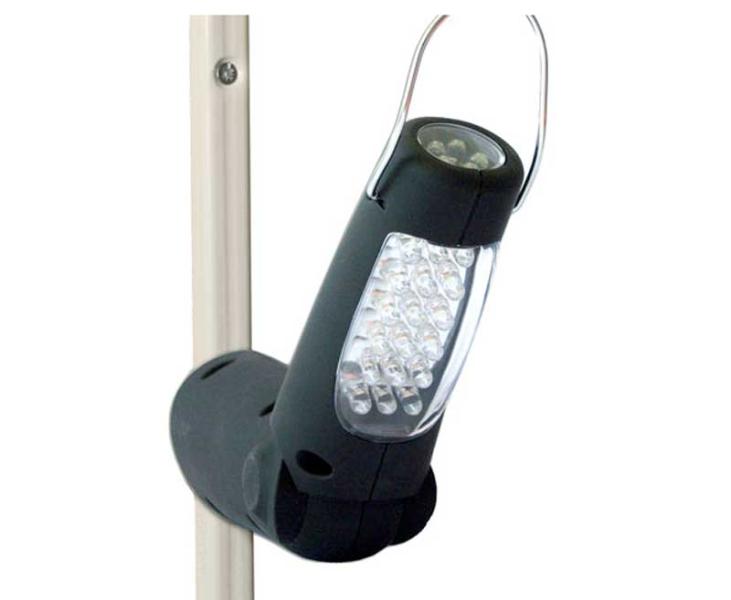 Load image into Gallery viewer, Torcia a LED, lampada da lavoro LED + batteria 18+5 LEDs Caricabatteria 230V 83479
