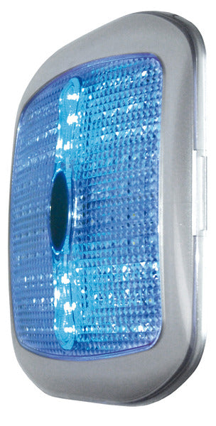 Carica immagine in Galleria Viewer, Plafoniera a LED 12V, quadrata, color argento, 177x177x20mm 835493
