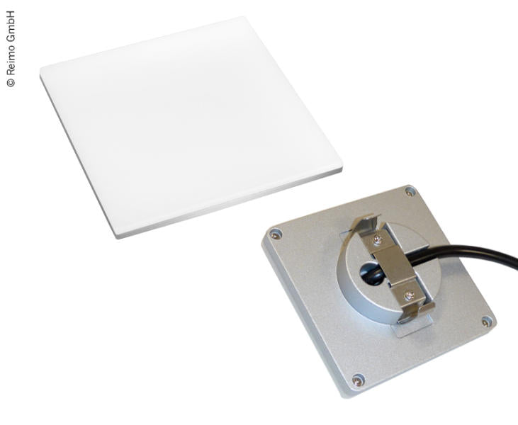 Load image into Gallery viewer, Luce per area a LED 60x60x11mm, bianca, 12V/1,8W, 3000K, 120 Lumen 835580
