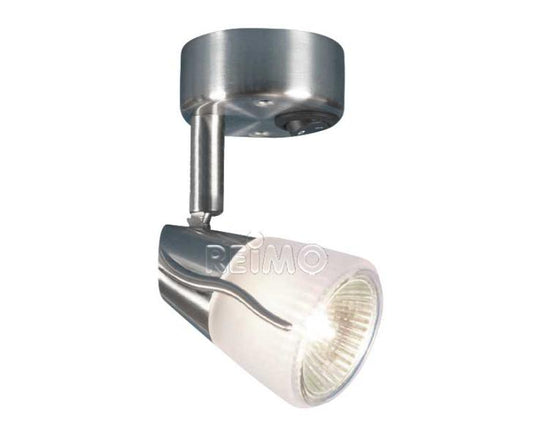 Faretto alogeno Spot Meteor 12V 10Watt MR16 con interruttore cromo opaco 83565