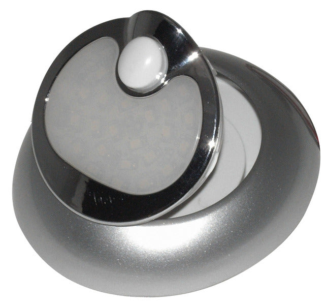 Load image into Gallery viewer, LED 12V Light Mini argento, 358° girevole, 84x75x75x25mm 835941
