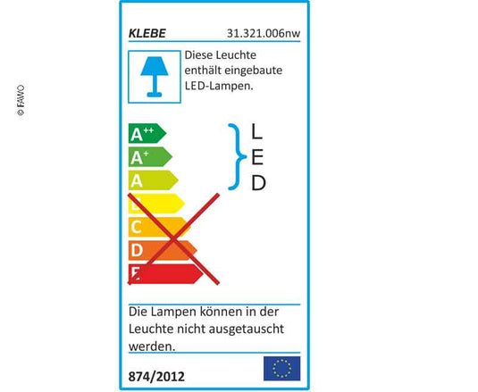 LED 12V single spot argento, 0,5W, 18x18mm, altezza 9mm 83595