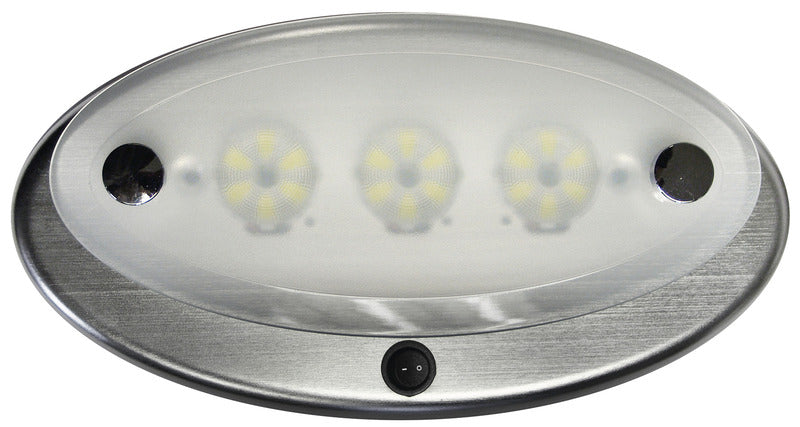 Load image into Gallery viewer, Luce LED 12/24V 9W 126x246x246x37m incl. luce notturna blu 83989
