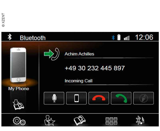 Monicevitore XZENT-X-222 con DAb+, USB e Bluetooth 850310