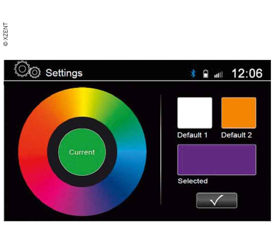 Monicevitore XZENT-X-222 con DAb+, USB e Bluetooth 850310