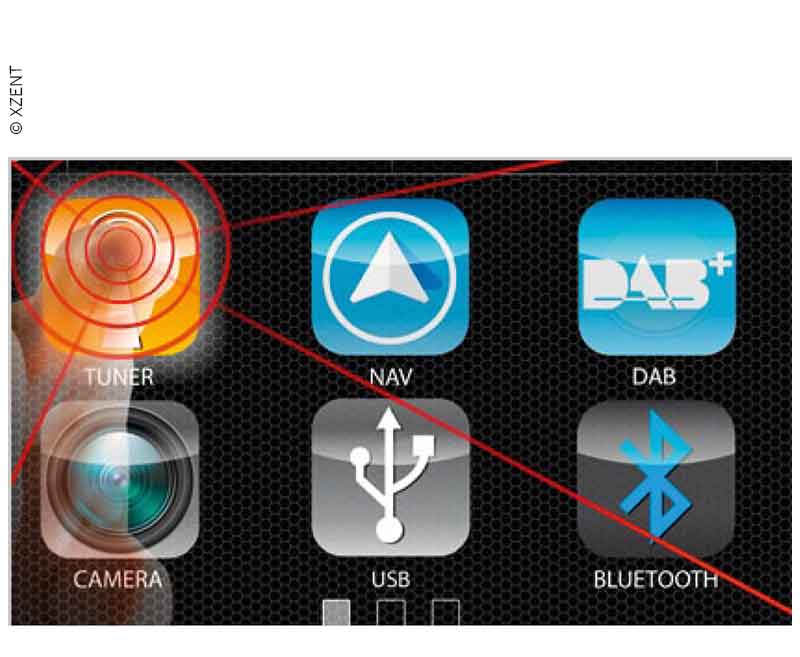 Load image into Gallery viewer, Infotainer XZNET-X-422 con DAB+, USB e Bluetooth senza scheda 850316
