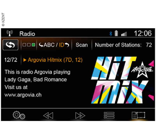 Infotainer XZNET-X-422 con DAB+, USB e Bluetooth senza scheda 850316