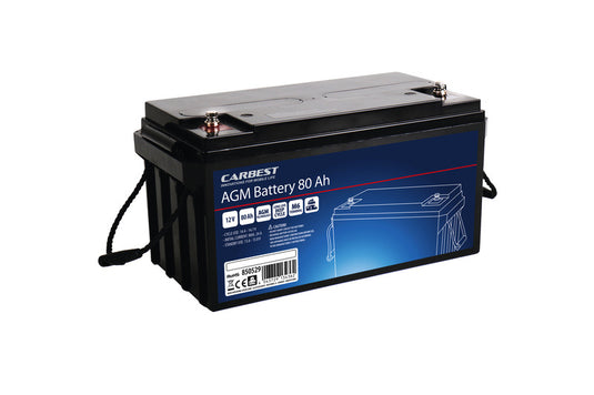 AGM Batteria 80Ah Carbest 350x167x167x179mm 850529