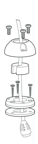 Condotto per tetto DS-H6 in plastica 2-6m, orizzontale 85241