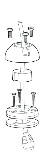 Condotto per tetto DS-H6 in plastica 2-6m, orizzontale 85241