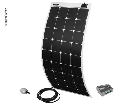 Pannello fotovoltaico 12V/115W Flex,bianco,incl.regolatore di carica+passatetto 85287