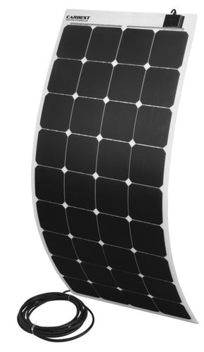Pannello fotovoltaico flessibile 80W, 1000 x 550 x 3 mm, bianco 85319