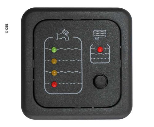 Pannello di prova a LED MT214/G grigio per serbatoio di acqua potabile 85327