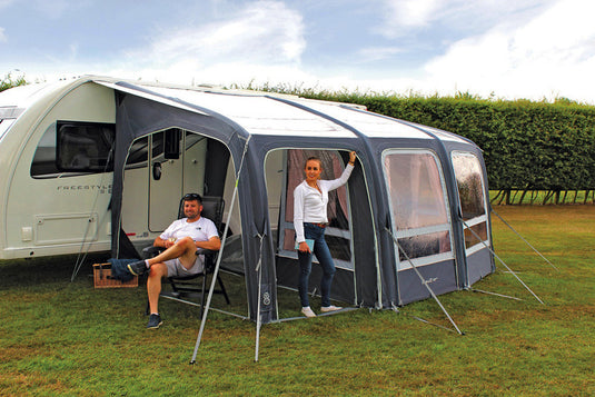 Tenda parziale gonfiabile, molto spaziosa per roulotte 9000072
