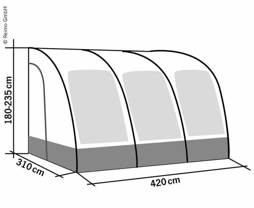 Tenda da sole per roulotte ESPRIT 420 PRO 900007