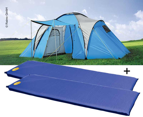 Set Family Camping, tenda familiare Creastone Peak + 2 materassini 193x63x5cm 900031