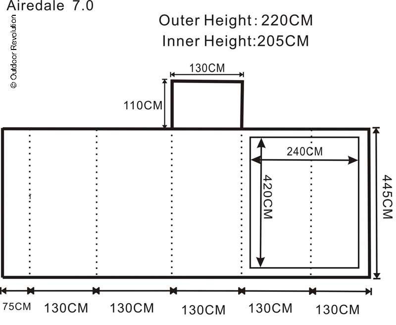 Load image into Gallery viewer, Tenda familiare AIRDALE 7 900047
