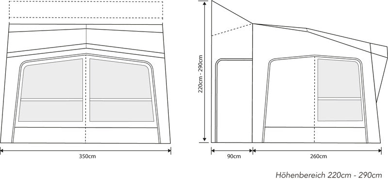 Load image into Gallery viewer, Tenda da sole per camper Outdoor Revolution ESPRIT PRO X 350M 900051
