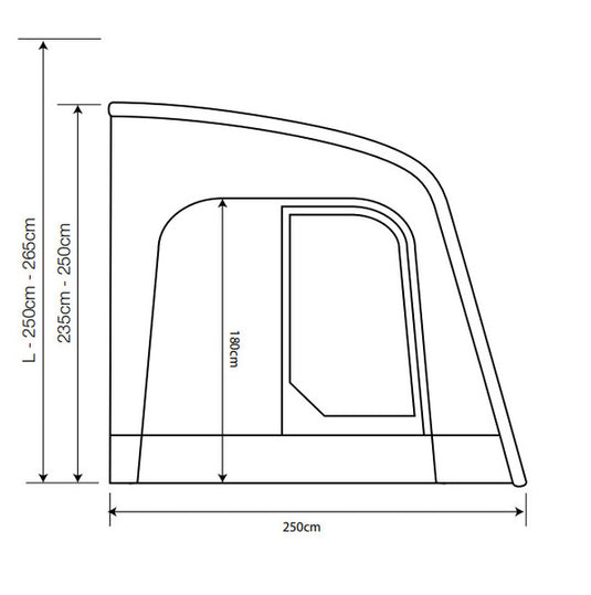 Tenda da sole Outdoor Revolution SPORTLITE AIR 320 Air 900055