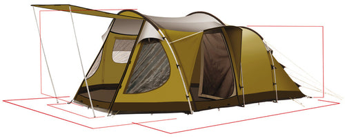 Tenda per 4 persone Dakota Z5 Deluxe 900071