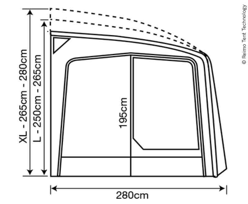 Carica immagine in Galleria Viewer, Tenda da sole per camper Eclipse Pro 380 XL 900089
