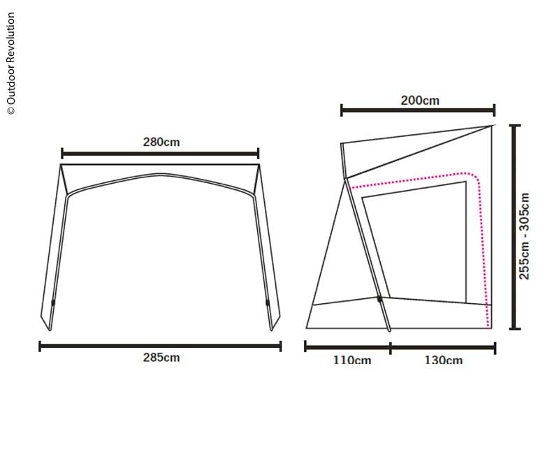 Load image into Gallery viewer, TECH-LINE Tettuccio parasole alto 900163
