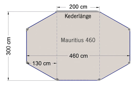 Tenda da sole RE-TENT MAURITIUS 460 900576