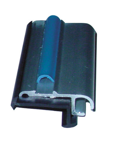 Tenda da sole in nastro di alimentazione in alluminio argento, 27x11mm, 2m 901932