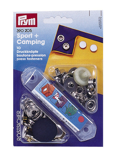 Chiusure a scatto Sport & Camping 15mm, 10pz. 90214