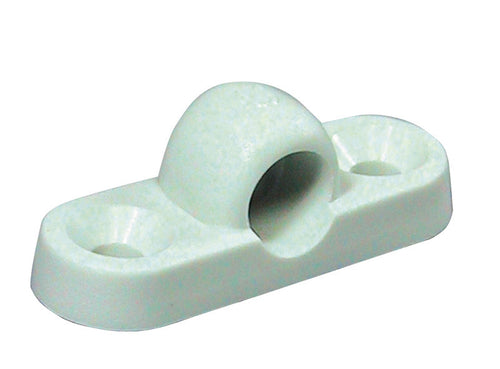 Occhiello orizzontale da parete in plastica (5 pezzi) 902181